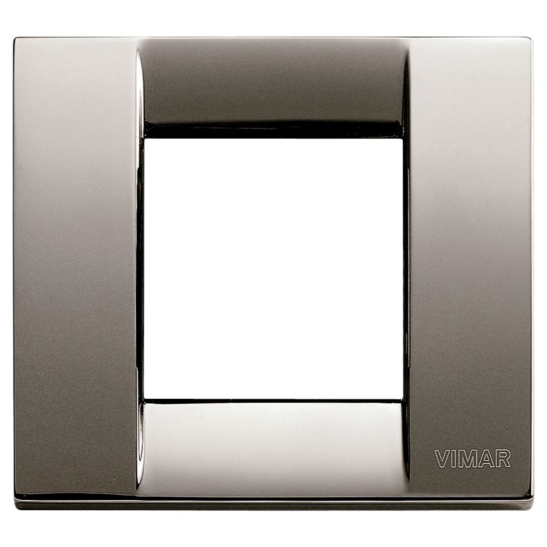 Vimar Idea Classica Cover Plate, 1-Module or 2-Reduced-Module, Die-Cast Metal