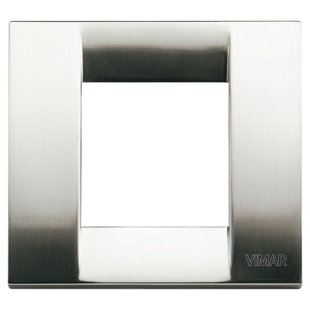 Vimar Idea Classica Cover Plate, 1-Module or 2-Reduced-Module, Die-Cast Metal