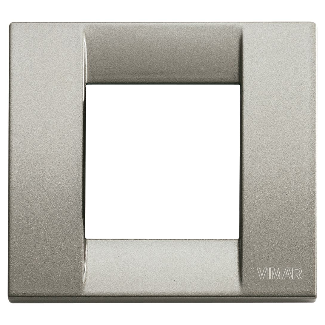Vimar Idea Classica Cover Plate, 1-Module or 2-Reduced-Module, Die-Cast Metal