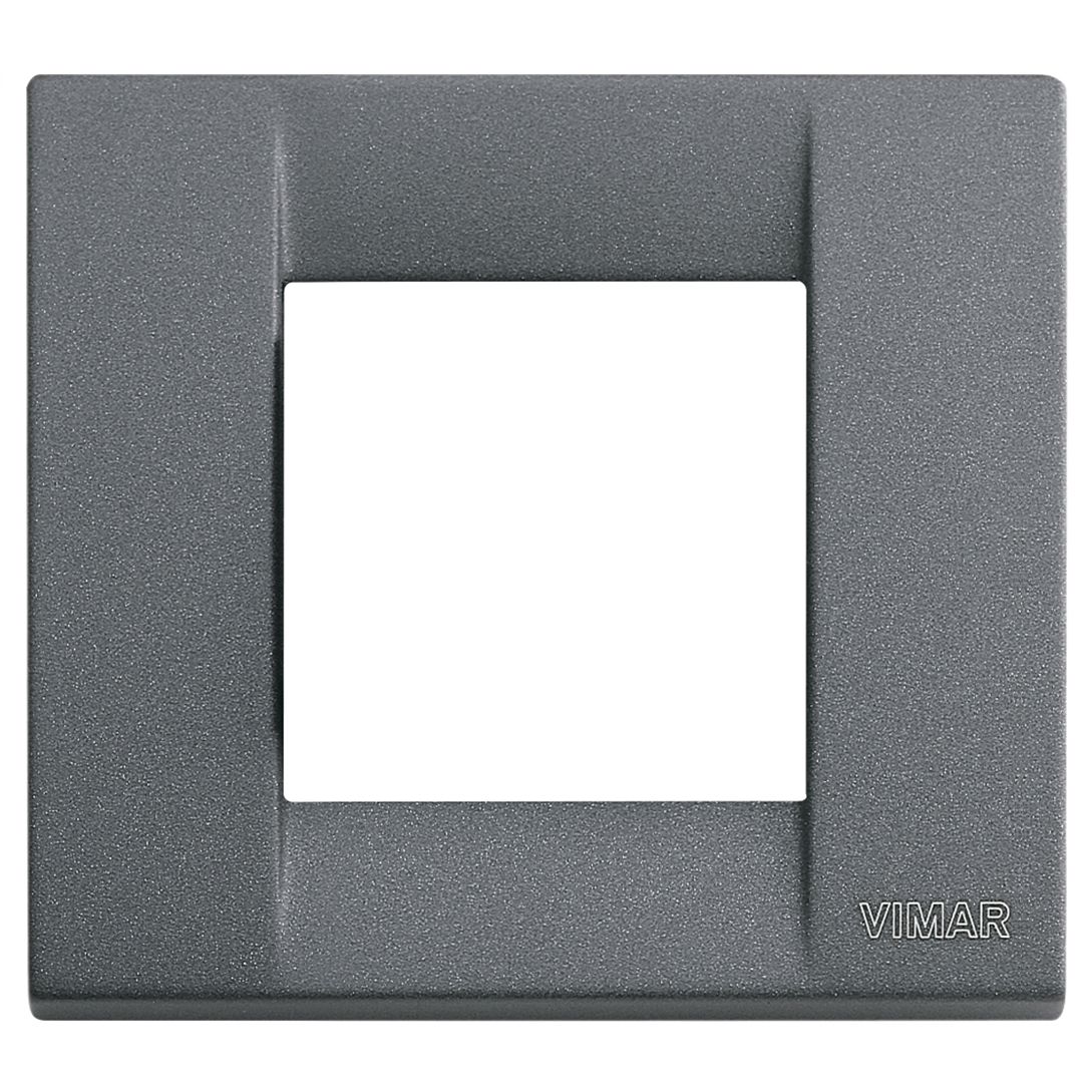 Vimar Idea Classica Cover Plate, 1-Module or 2-Reduced-Module, Die-Cast Metal
