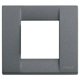 Vimar Idea Classica Cover Plate, 1-Module or 2-Reduced-Module, Die-Cast Metal