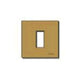 Vimar 8000 Series 1-Module Cover Plate, For 08501 Mounting Frame, 60 mm Round Mounting Box, Snap Fixing