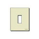 Vimar 8000 Series 1-Module Cover Plate, For 08501 Mounting Frame, 60 mm Round Mounting Box, Snap Fixing
