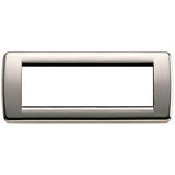 Vimar Idea Rondò Cover Plate, 6-Module, IP00, Clamp Mounting
