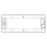 Vimar Idea Rondò Cover Plate, 6-Module, IP00, Clamp Mounting