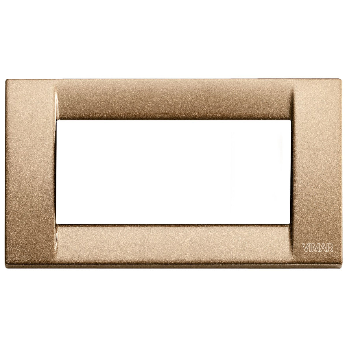 Vimar Idea Classica 4-Module Cover Plate, Clamp Mounting