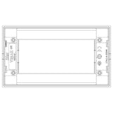 Vimar Idea Classica 4-Module Cover Plate, Clamp Mounting