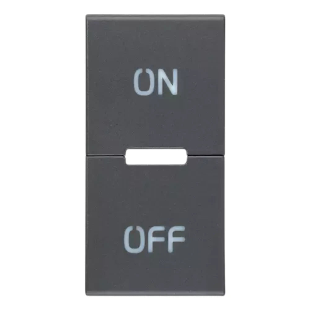 Vimar EIKON Spare 1-Module Interchangeable Button, Thermoplastic