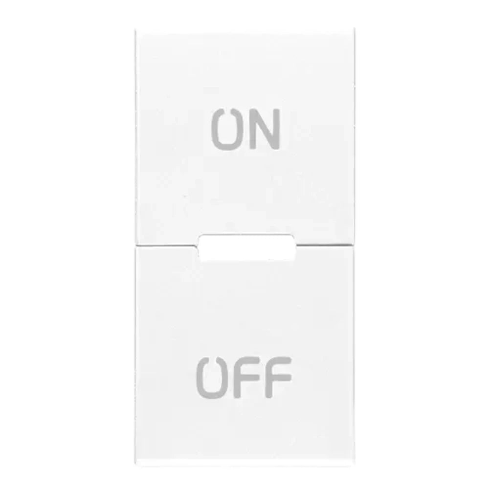 Vimar EIKON Spare 1-Module Interchangeable Button, Thermoplastic