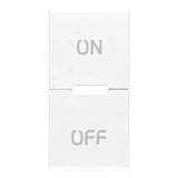 Vimar EIKON Spare 1-Module Interchangeable Button, Thermoplastic