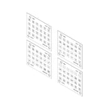 Vimar EIKON Symbol Sticker Sheets, For Eikon Tactil Controls