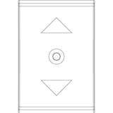 Vimar Idea Interchangeable 1-Module Button, Thermoplastic, Matt