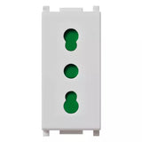 Vimar Plana 2P+E P17/11 Socket Outlet, 16A, 250V, IP20, Flush Mount
