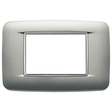 Vimar Eikon 3-Module Round Cover Plate, 120 x 80 mm, For 21613 Frame