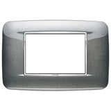 Vimar Eikon 3-Module Round Cover Plate, 120 x 80 mm, For 21613 Frame
