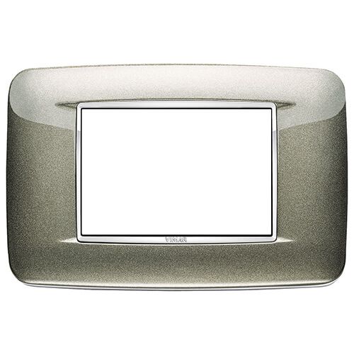 Vimar Eikon 3-Module Round Cover Plate, 120 x 80 mm, For 21613 Frame