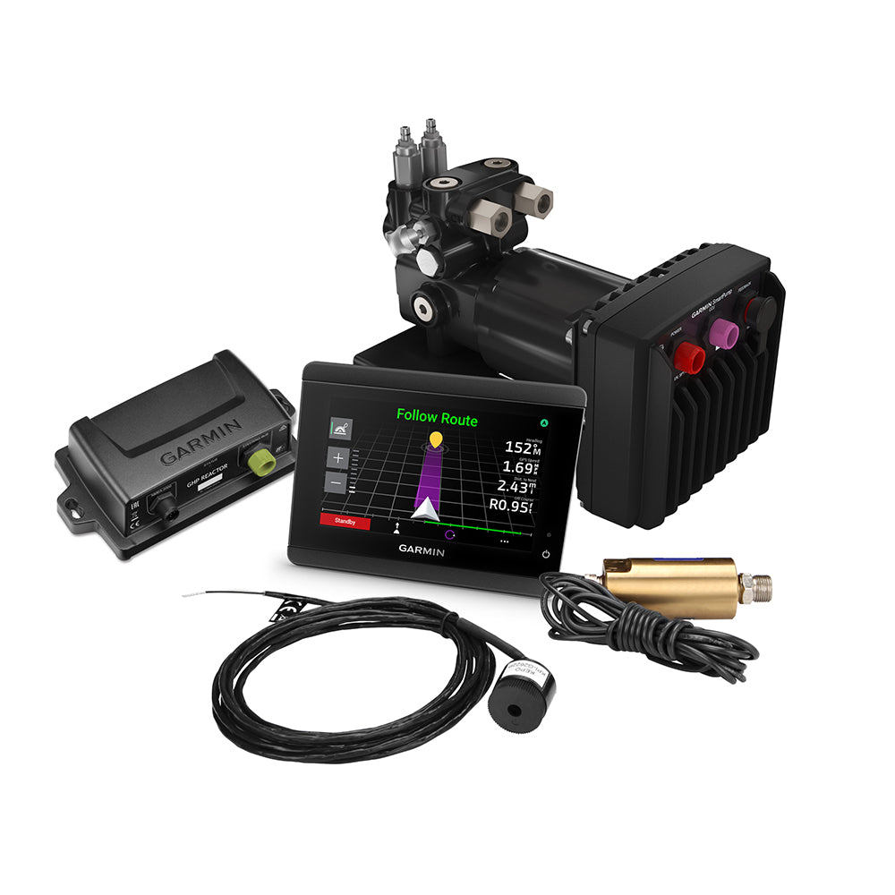 Garmin Reactor 40 Hydraulic Autopilot Corepack, SmartPump v2, NMEA 2000, 4-24 cu in Cylinders
