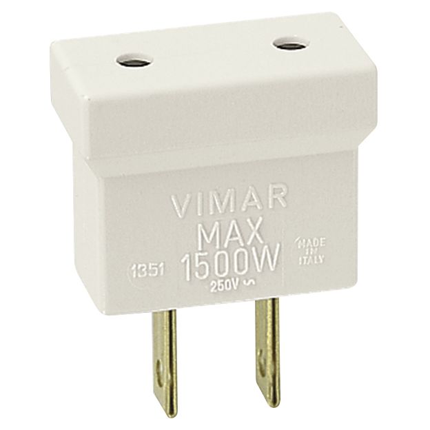 Vimar SICURY 2P USA Adaptor P10 Outlet, 15A, 125V, 1500W