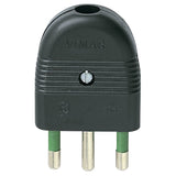 Vimar Mille Series 2P+E 16A Axial Plug, Italian S17, 250V, IP20