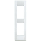 Vimar Idea Classica Cover Plate, 2-Module, Panel Mount, Technopolymer, IP00