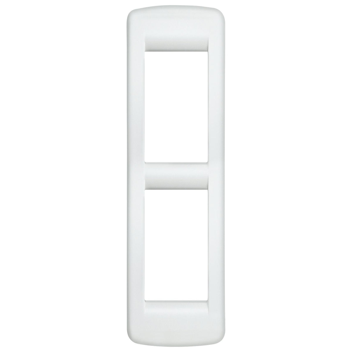 Vimar IDEA Rondò Cover Plate, 2-Module, Die-Cast Metal, Panel Mount