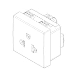 Vimar Neve Up 2P+E 16A USA+EU SICURY Outlet, 250V, Flush Mount