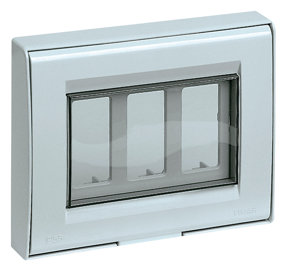 Vimar IP55 Cover Plate, For 8000 Standard Modules, 3-Module