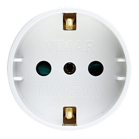 Vimar SICURY S11 to P30 Socket Adapter, 250V, 10A Plug, 16A Outlet