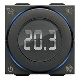 Vimar Neve Up 2-Module Dial Thermostat, 100-240V, 5(2)A Relay Output, Flush Mount