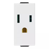 Vimar Neve Up 2P+E 15A USA+SASO Socket Outlet, 127V, Flush Mount