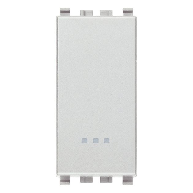 Vimar Eikon Push Button Switch, 1P NO, 10A, 250V, Illuminable, IP40