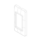 Vimar Plana 1-Module Panel Cover Plate, Halogen-Free, IP00