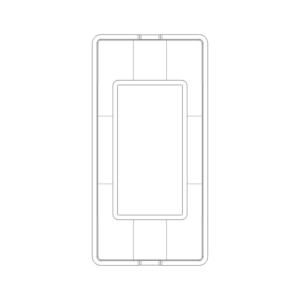 Vimar Plana 1-Module Panel Cover Plate, Halogen-Free, IP00