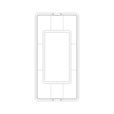 Vimar Plana 1-Module Panel Cover Plate, Halogen-Free, IP00