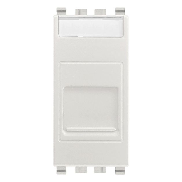 Vimar Netsafe RJ45 Module, For EIKON, Dust Cover