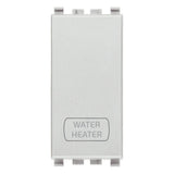 Vimar Eikon 2P 1-Way Switch, 20AX, 250V, IP40, Lightable