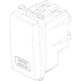 Vimar Eikon 2P 1-Way Switch, 20AX, 250V, IP40, Lightable