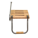 Whitecap Teak Swim Platform w/Ladder f/Outboard Motors 60902