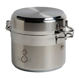 Marine Business Kitchen Cookware Pan Set Self-Containing - Stainless Steel - Set of 8 20001