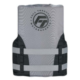 Full Throttle Teen Nylon Life Jacket - Grey/Black 112200-701-010-22