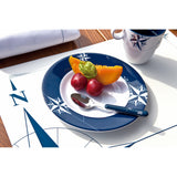 Marine Business Melamine Round Dessert Plate - NORTHWIND - 7" Set of 6 15003C