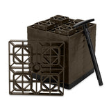 Camco FasTen Leveling Blocks w/T-Handle - 2x2 - Brown *10-Pack 44521