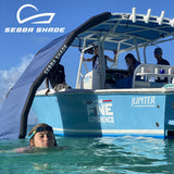 Sebba Shade 8 x 12 ft. Grey Sun Shade f/Boats 26'+ SS8X12GRY