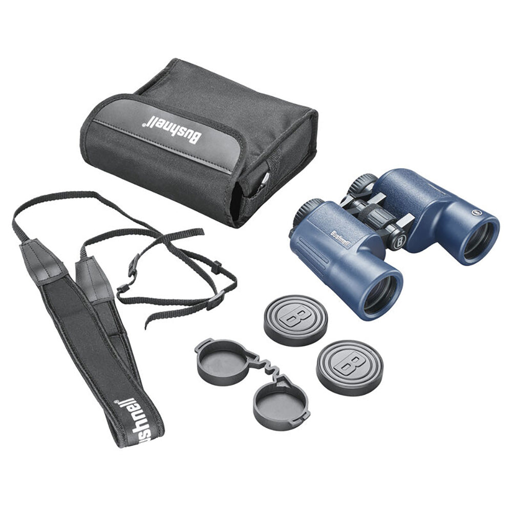 Bushnell 10x42mm H2O Binocular - Dark Blue Porro WP/FP Twist Up Eyecups 134211R