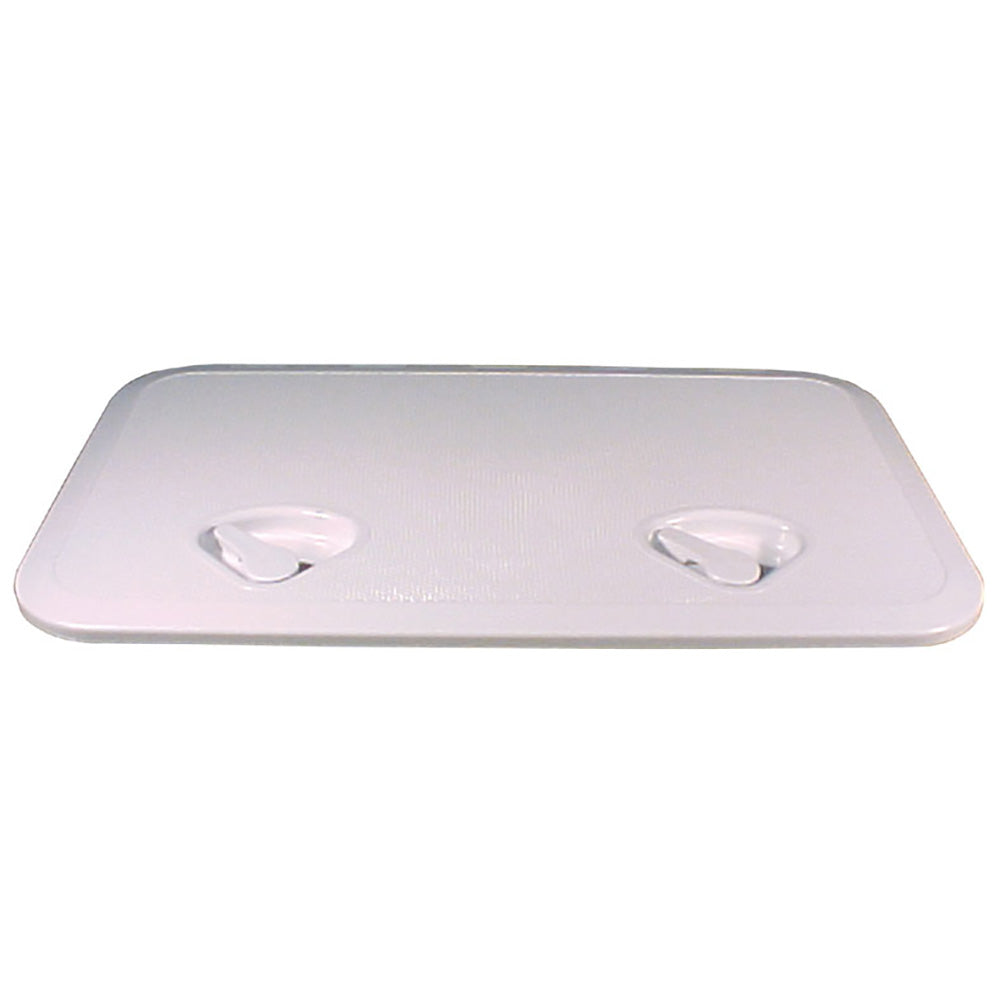 Beckson 14" x 24" Flush Hatch White - ASA Material - Acrylonitrile Styrene Acrylate HT1424AW