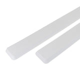 SeaDek Cockpit Coaming Bolster Set (2) - 4" x 39" & 20mm Thick - White w/Brushed Texture 53582-81235