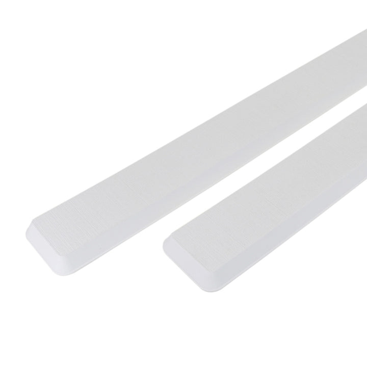 SeaDek Cockpit Coaming Bolster Set (2) - 4" x 39" & 20mm Thick - White w/Brushed Texture 53582-81235