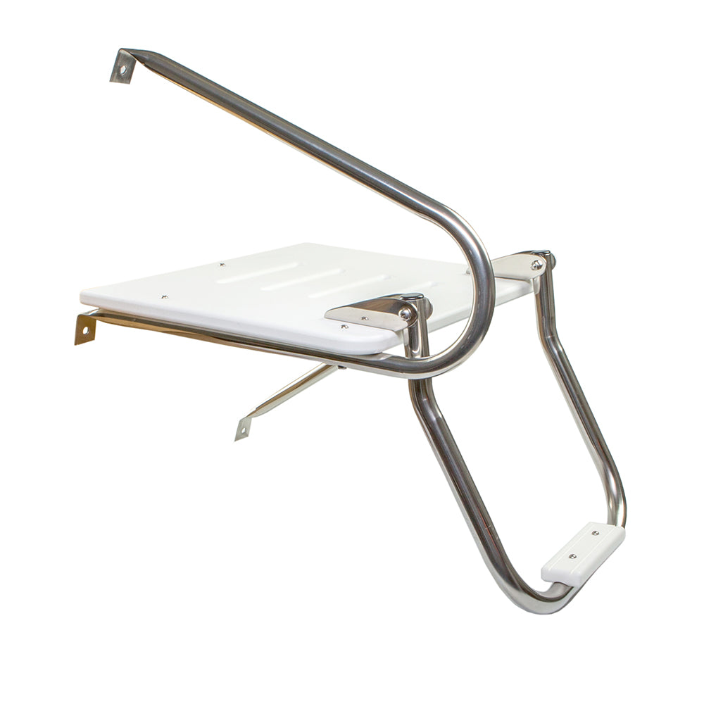 Whitecap White Poly Swim Platform w/Ladder f/Outboard Motors 67902