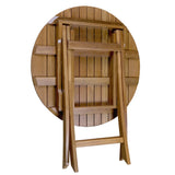 Whitecap Round Slat Table - Teak 63057