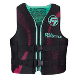 Full Throttle Adult Rapid-Dry Life Jacket - S/M - Aqua/Black 142100-505-030-22